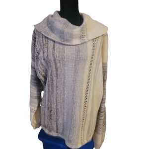 Knox Rose Cowl Neck Pullover Sweater Size Medium